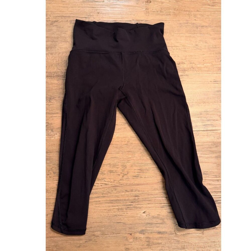 Lululemon Black Crop Leggings - Size 6